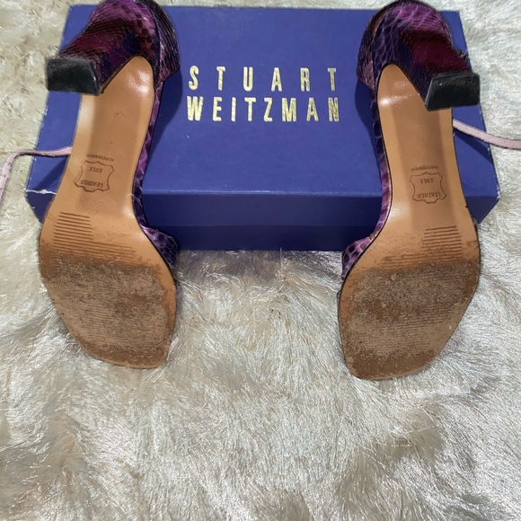 Stuart Weitzman open toe heels - Picture 4 of 7